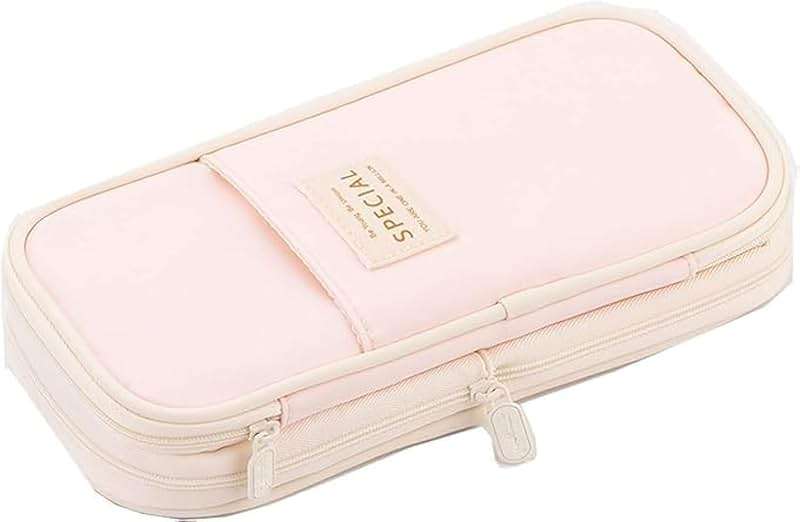 Arnuixty Large Storage Pencil Case Pen Bag with Zipper Big Capacity Pouch Organizer for Office Travel Holder Box - Image 2