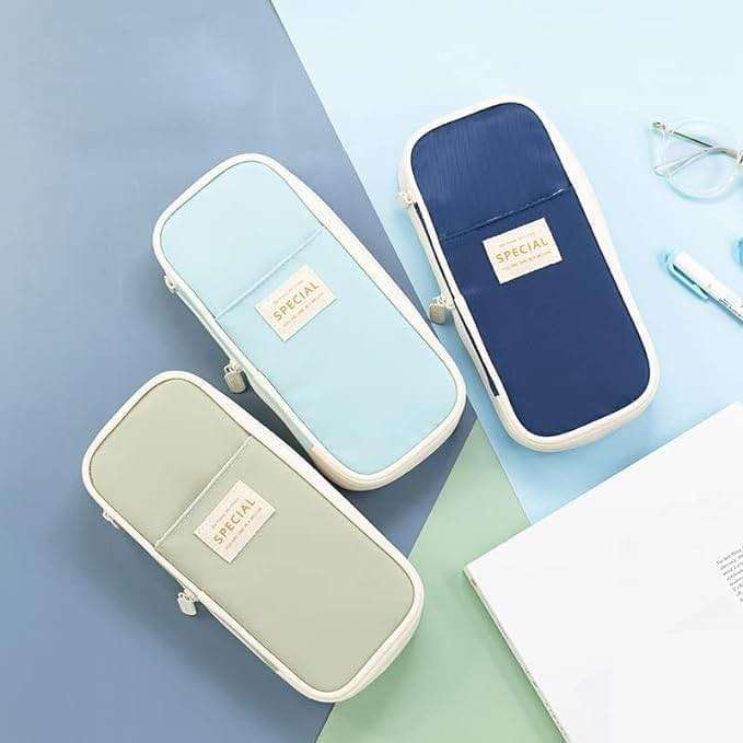 Arnuixty Large Storage Pencil Case Pen Bag with Zipper Big Capacity Pouch Organizer for Office Travel Holder Box - Image 5
