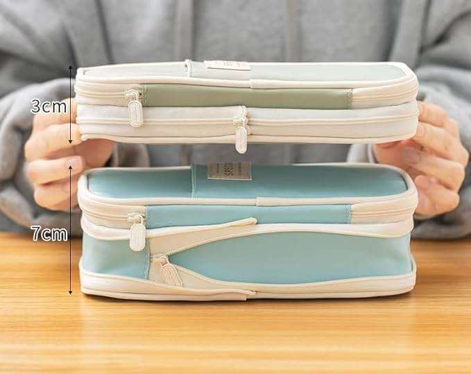 Arnuixty Large Storage Pencil Case Pen Bag with Zipper Big Capacity Pouch Organizer for Office Travel Holder Box - Image 7