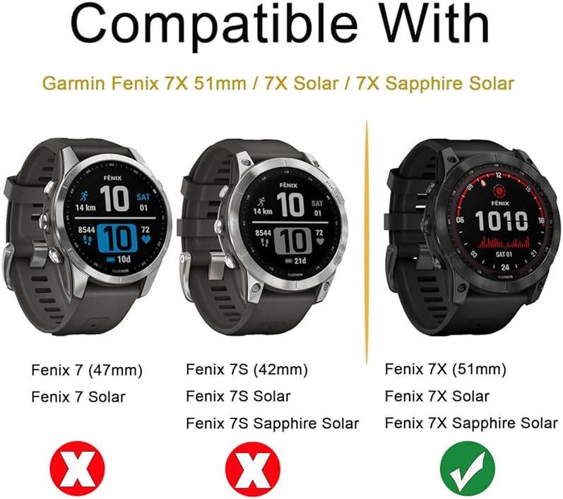 Suoman 4-Pack Screen Protector for Garmin Fenix 8 51mm/ for Garmin Fenix 7X 51mm, [Anti-Scratch] 2.5D 9H Hardness Ultra-Thin Tempered Glass Screen Protective Film - Image 2