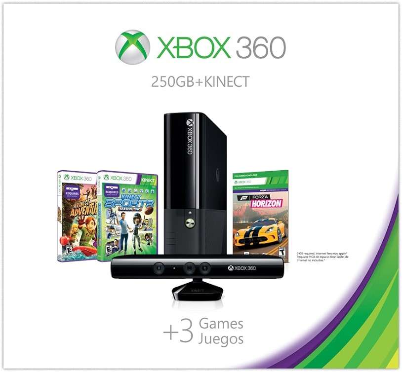 Xbox 360 E 250GB Kinect Holiday Value Bundle (Renewed) - Image 3