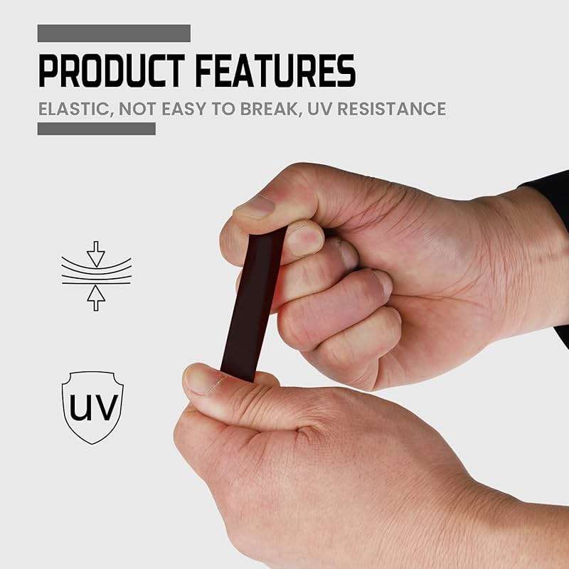 Lichamp 20-Pack Black Electrical Tape Waterproof, 3/4 in x 66ft, Industrial Grade UL/CSA Listed High Temp Electrical Tape Electric Super Vinyl - Image 7