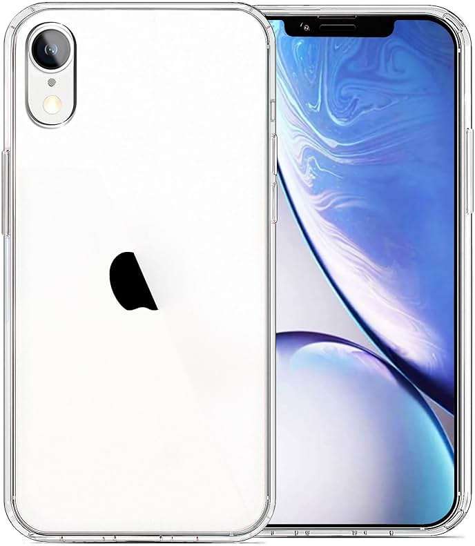 JJGoo Compatible with iPhone XR Case Clear Soft Transparent Shockproof Protective Slim Thin Bumper Phone Cover for XR - 6.1 inch - Image 1