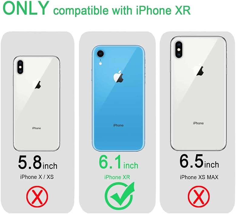 JJGoo Compatible with iPhone XR Case Clear Soft Transparent Shockproof Protective Slim Thin Bumper Phone Cover for XR - 6.1 inch - Image 2