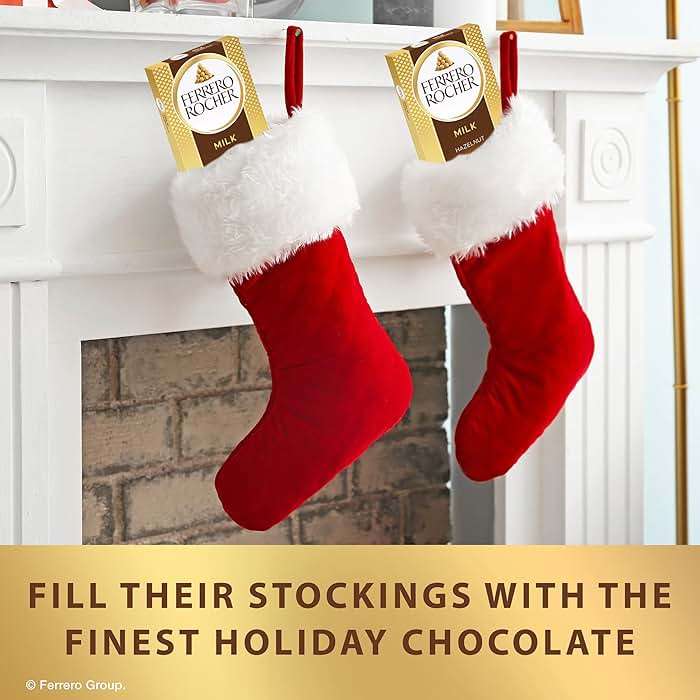 Ferrero Rocher Milk chocolate bars, Cocoa Hazelnut Filling, 8 Ct | Premium milk chocolate candy bars with a chocolate hazelnut filling, a sweet treat to satisfy sweet cravings - Image 6