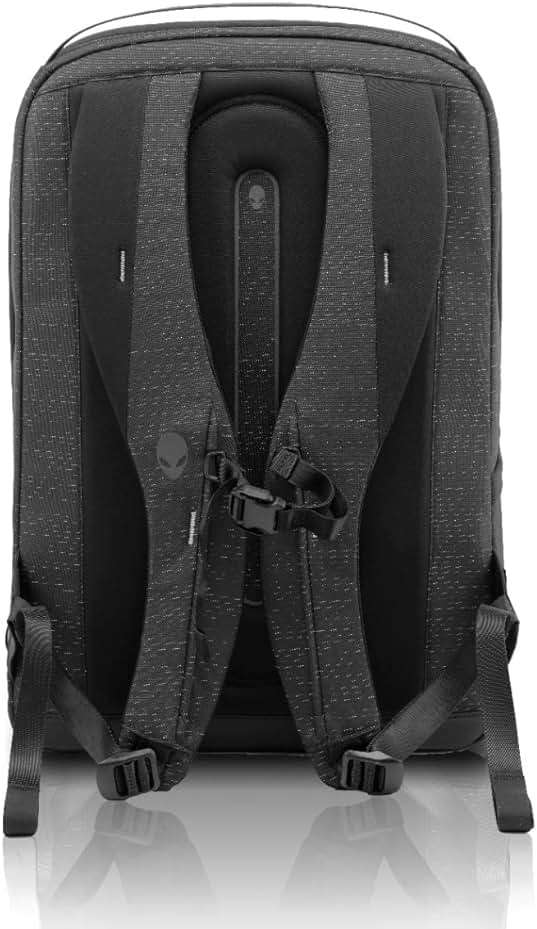 Alienware Horizon Utility Backpack, AW523P, Weather resistant, Padded back and shoulder straps, EVA padding, RFIDsafe, Black - Image 5