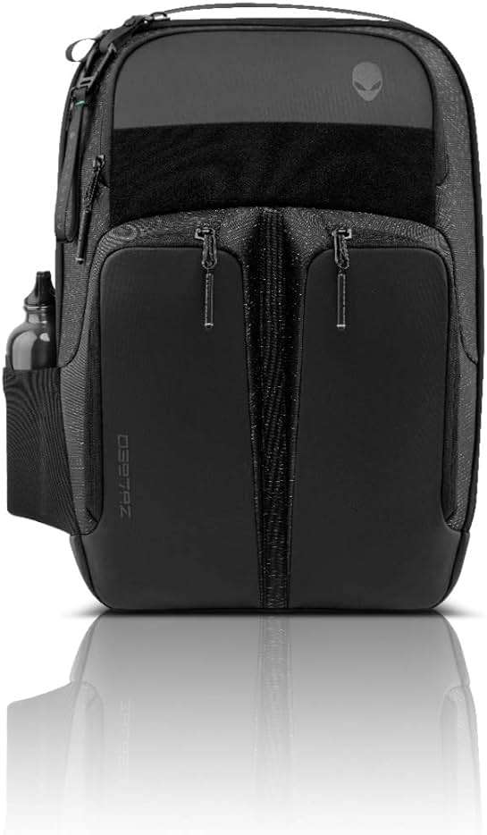 Alienware Horizon Utility Backpack, AW523P, Weather resistant, Padded back and shoulder straps, EVA padding, RFIDsafe, Black - Image 8