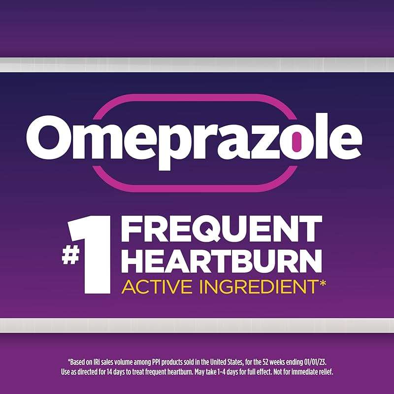 GoodSense Good Sense Omeprazole Delayed Release Coated Tablets 20 mg, Cool Mint, Treats Frequent Heartburn, Acid Reducer, Heartburn Medicine, 42 Count - Image 2