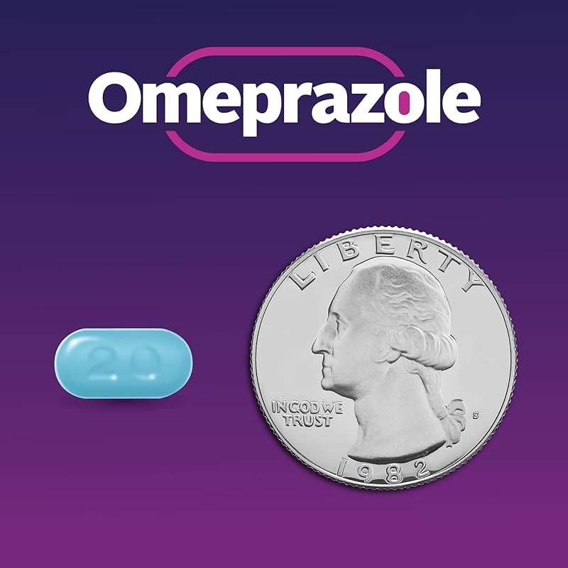 GoodSense Good Sense Omeprazole Delayed Release Coated Tablets 20 mg, Cool Mint, Treats Frequent Heartburn, Acid Reducer, Heartburn Medicine, 42 Count - Image 9