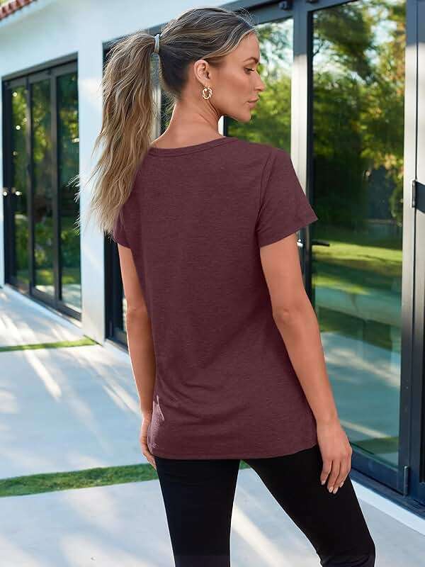 AUTOMET Women's Short Sleeve Shirts Summer Tops Crew Neck Basic Tees Casual Tshirts - Image 4