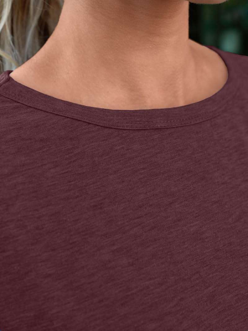 AUTOMET Women's Short Sleeve Shirts Summer Tops Crew Neck Basic Tees Casual Tshirts - Image 5