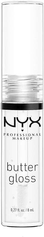 NYX PROFESSIONAL MAKEUP Butter Gloss, Non-Sticky Lip Gloss - Sugar Glass ,Clear - Image 9