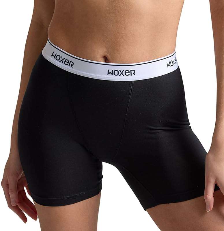 Woxer Womens Baller 5" High Waisted Boy Shorts Underwear – Seamless Boxer Briefs, Boyshort Panties, No Show Women’s Boxers - Image 1