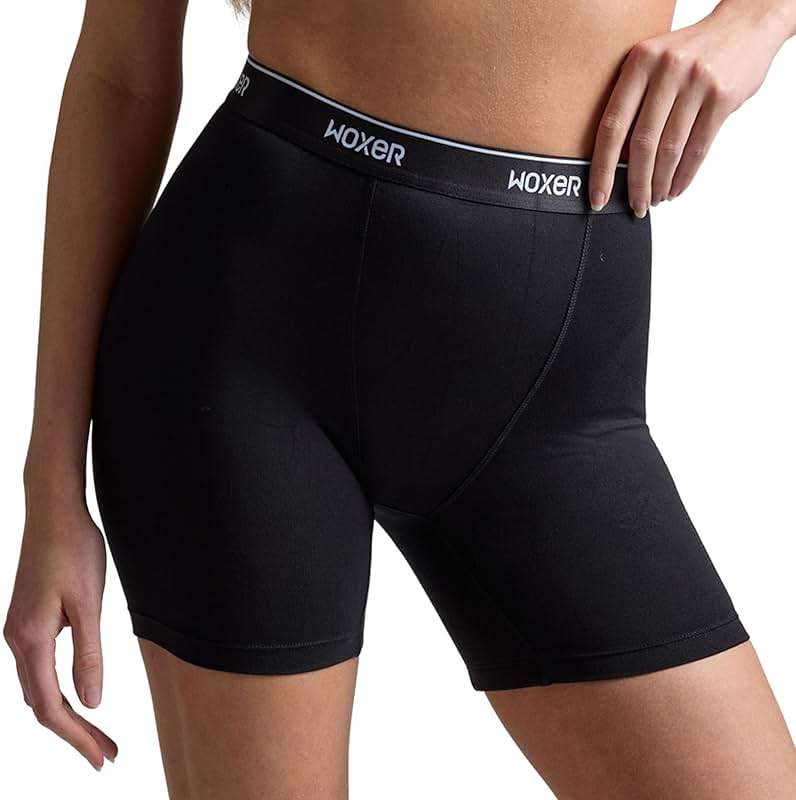 Woxer Womens Baller 5" High Waisted Boy Shorts Underwear – Seamless Boxer Briefs, Boyshort Panties, No Show Women’s Boxers - Image 1
