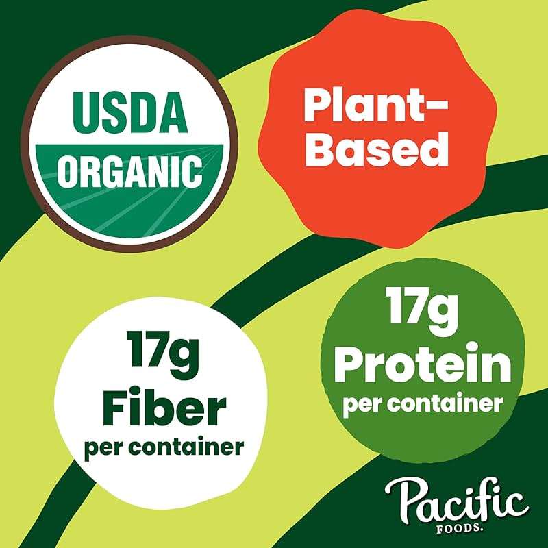 Pacific Foods Organic Harvest Black Bean Chili, Plant Based, 16.5 oz Can - Image 5