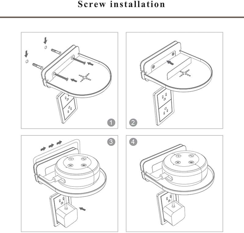 ZZHDESBY Universal Wall Mount Holder for Smart Speaker Small Shelf Stand Compatible with Google Home mini/Home pod Mini/Google WiFi/Nest WiFi/eero 6 mesh WiFi System/Security Camera (White) - Image 6