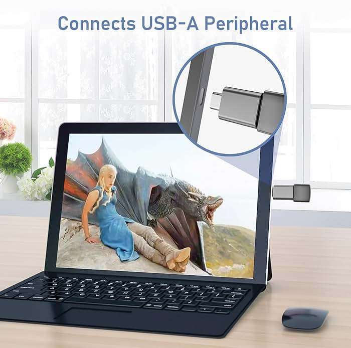 Basesailor USB C to USB Adapter 3Pack,USBC Male to A Female 3.0 OTG MacBook Pro/Air Adapter,Type C Thunderbolt 4 3 Converter for Apple iPhone 17 17e 16,Mac,iPad,Microsoft Surface,Samsung Galaxy S26 - Image 5