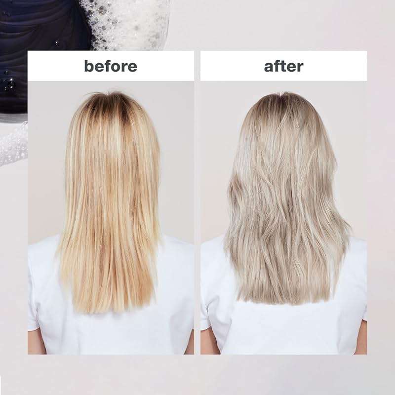 milk_shake icy blond conditioner | award winning toning conditioner with black pigment to neutralize yellow and brass in platinum blonde hair | hydrates and brightens cool tones - Image 7