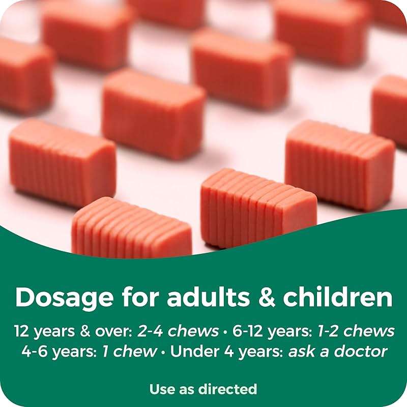 Dulcolax Kids Saline Laxative Soft Chews, Stimulant-Free Laxatives, Gentle Constipation Relief for Kids, Softens Stool, Watermelon Flavor, Magnesium Hydroxide 1200 mg, 15 Count - Image 10