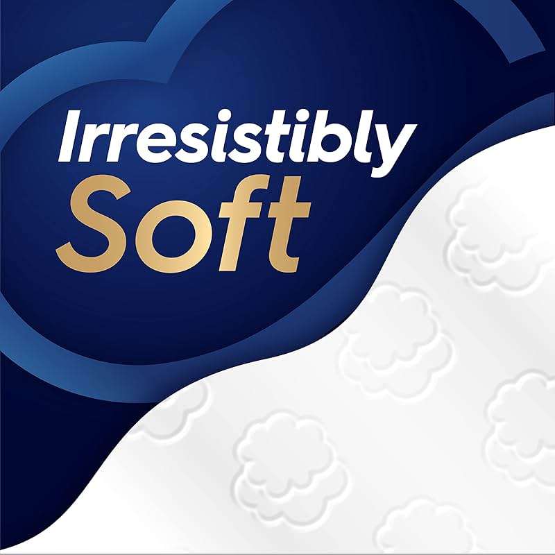 White Cloud Ultra Soft & Strong Toilet Paper, 4 packs of 6 Mega Rolls = 96 Regular Rolls - Image 5
