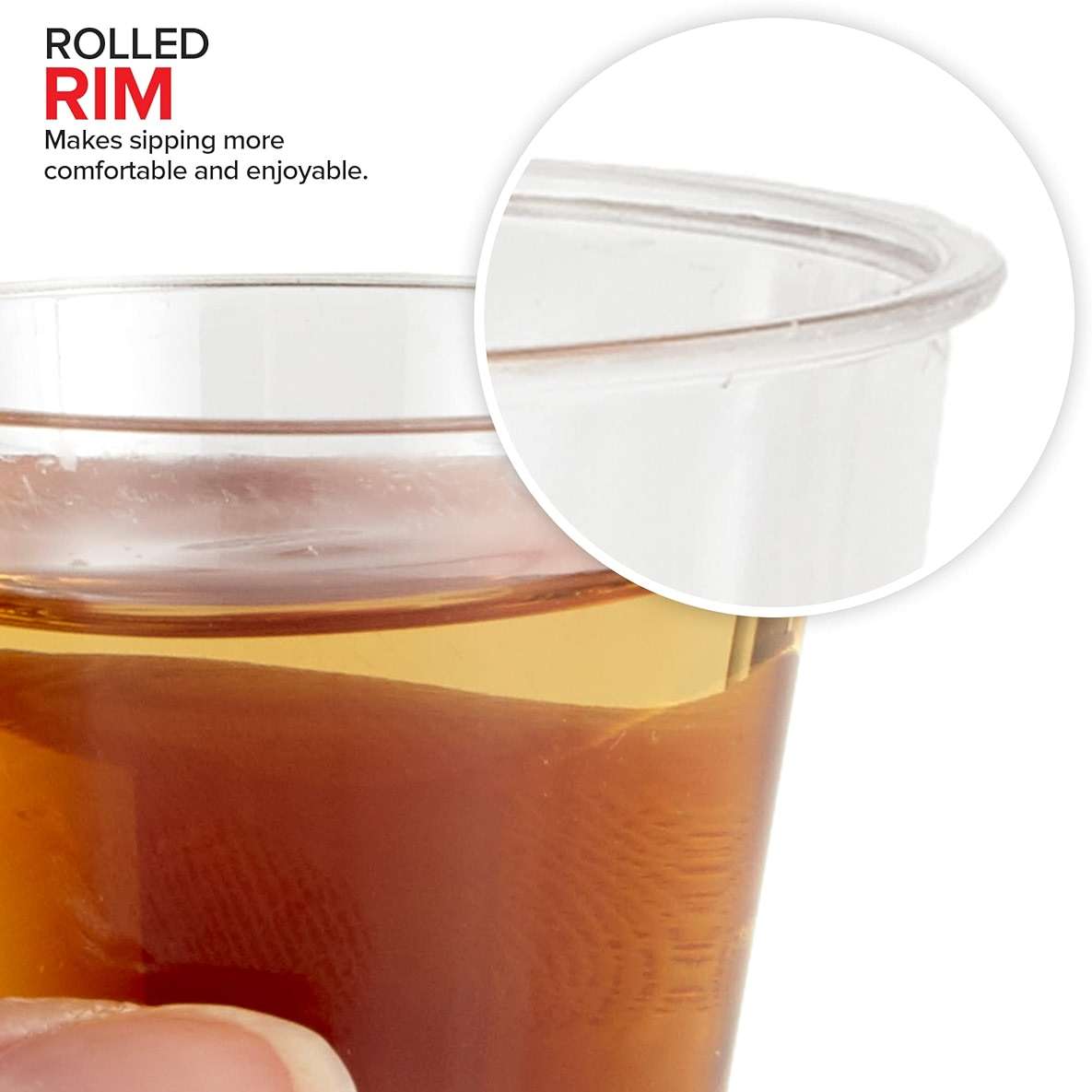 Stock Your Home 100 Pack - Mini Plastic Shot Glasses (1oz) Clear Disposable Cups for Jello Shots, Wine Tasting, Liquor, Whiskey, Pudding, Sample Cup for Halloween and Elegant Parties - Image 5