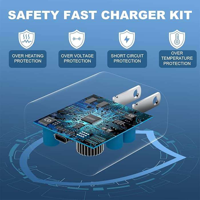 45W USB C Fast Charger, 45Watt Super Fast Charger Type C with 6.6ft Android Fast Charging Cable Cord for Samsung Galaxy S26 Ultra/S26/S26+/S25 Ultra/S25/S24/S23 Ultra/S22 Ultra/S20 Ultra/Note 10 Plus - Image 6