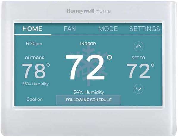 Honeywell Home RTH9600WF Smart Color Thermostat ENERGY STAR Wi-Fi Programmable Touchscreen Alexa Ready - C-Wire Required - Image 1