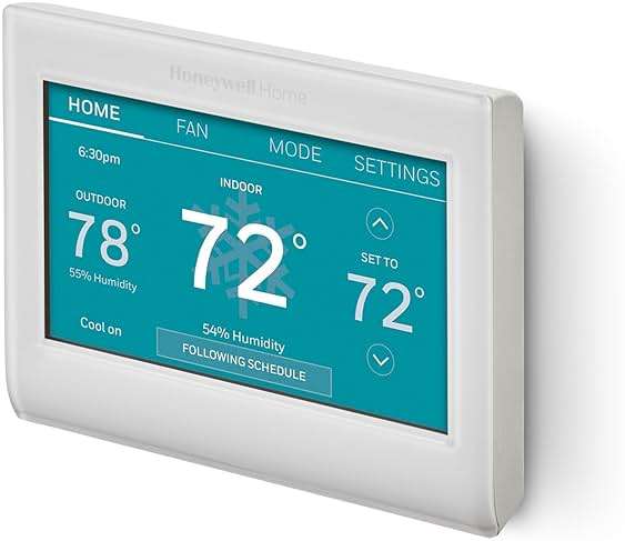 Honeywell Home RTH9600WF Smart Color Thermostat ENERGY STAR Wi-Fi Programmable Touchscreen Alexa Ready - C-Wire Required - Image 4