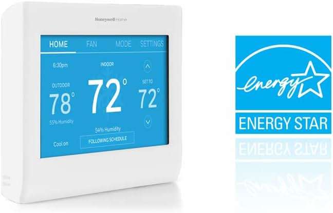 Honeywell Home RTH9600WF Smart Color Thermostat ENERGY STAR Wi-Fi Programmable Touchscreen Alexa Ready - C-Wire Required - Image 8