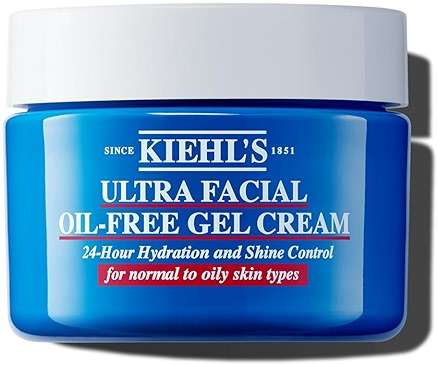 Kiehl's Ultra Facial Oil-Free Moisturizer, Shine-Reducing Gel Cream for Oily to Normal Skin, Hydrates Skin for 24 Hours, Visibly Minimizes Pores, Non-comedogenic, Alcohol-free, Fragrance-free - Image 1