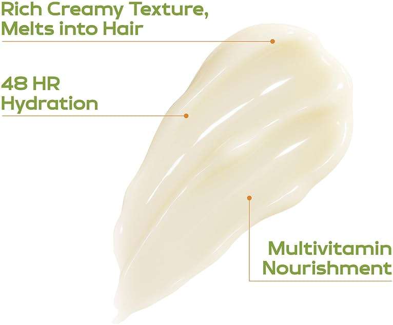 KINPUR ORGANIC COSMETICS Keratin Hair Mask for Dry & Damaged Hair – Deep Conditioning Hair Treatment with Coconut, Jojoba & Avocado Oils, Collagen & Protein – Hydrating Hair Mask, Color-Safe - Image 3
