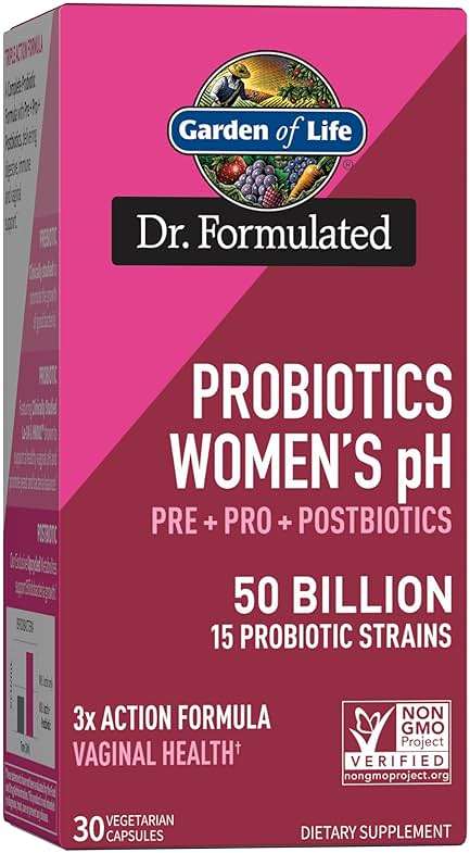 Garden of Life, Dr Formulated Once Daily 3-in-1 Complete Prebiotics, Postbiotics and Probiotics for Women, Pre + PRO + Postbiotic Supplement for Women's Digestive, Immune and Vaginal Health, 30 Day Supply - Image 1
