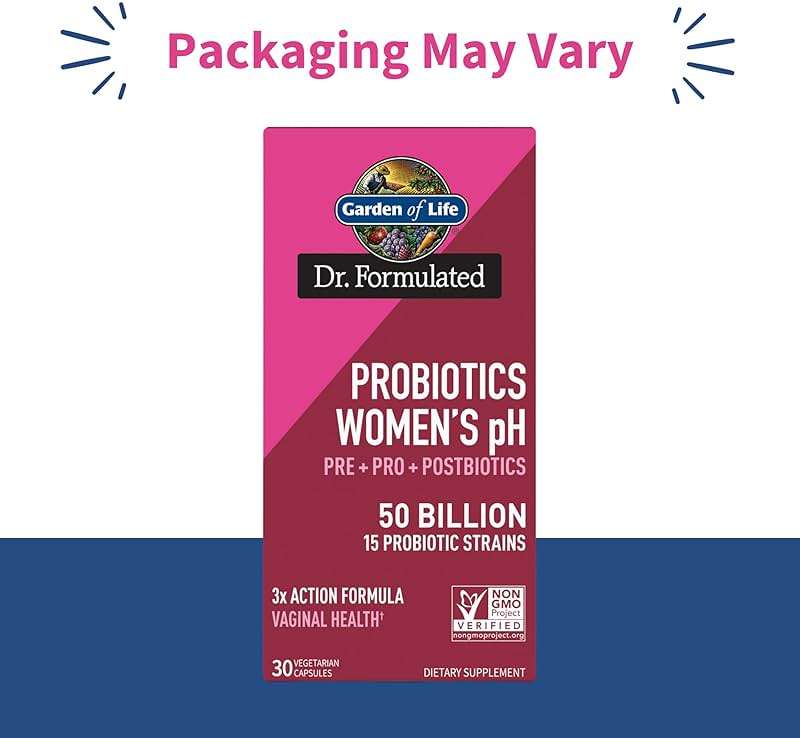 Garden of Life, Dr Formulated Once Daily 3-in-1 Complete Prebiotics, Postbiotics and Probiotics for Women, Pre + PRO + Postbiotic Supplement for Women's Digestive, Immune and Vaginal Health, 30 Day Supply - Image 2