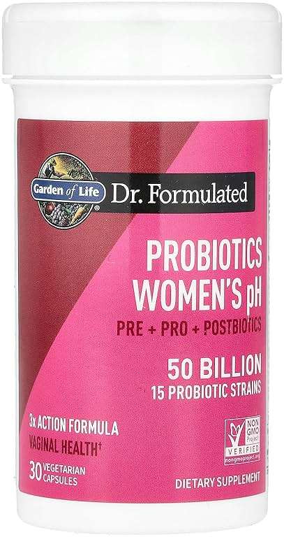 Garden of Life, Dr Formulated Once Daily 3-in-1 Complete Prebiotics, Postbiotics and Probiotics for Women, Pre + PRO + Postbiotic Supplement for Women's Digestive, Immune and Vaginal Health, 30 Day Supply - Image 4