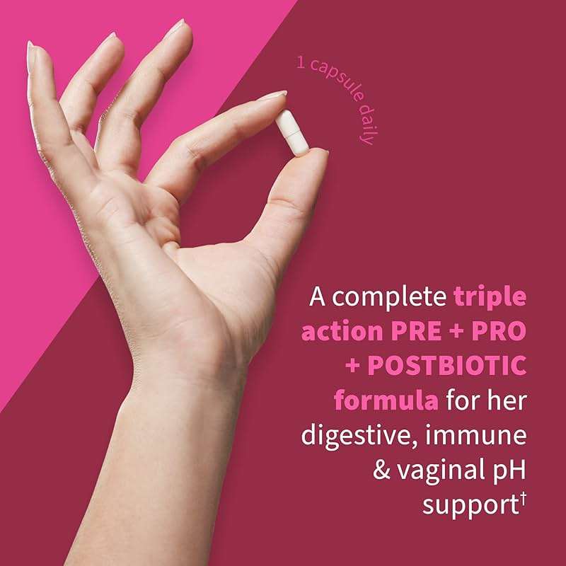 Garden of Life, Dr Formulated Once Daily 3-in-1 Complete Prebiotics, Postbiotics and Probiotics for Women, Pre + PRO + Postbiotic Supplement for Women's Digestive, Immune and Vaginal Health, 30 Day Supply - Image 5