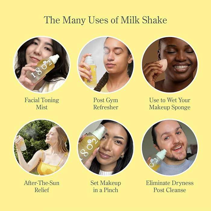 Beekman 1802 Milk Shake Hydrating Face Mist – Setting Spray & Milky Toner with Hyaluronic Acid & Squalane – Facial Toner & Face Spray – Lightweight Hydration, Minimizes Pores, Fragrance Free 8.1 Fl Oz - Image 7