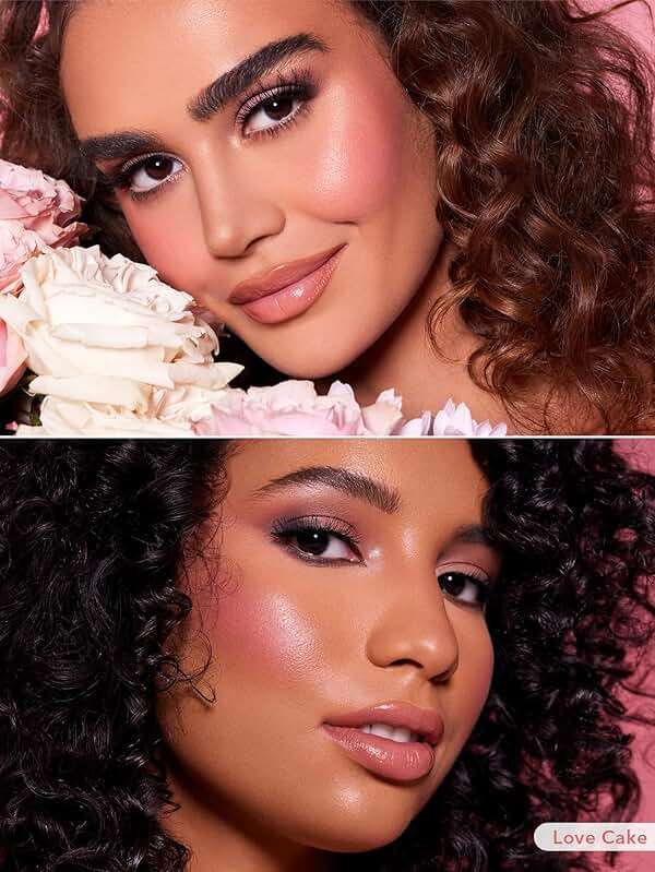 SHEGLAM Color Bloom Dayglow Liquid Blush Makeup for Cheeks Shimmer Finish - Love Cake - Image 2