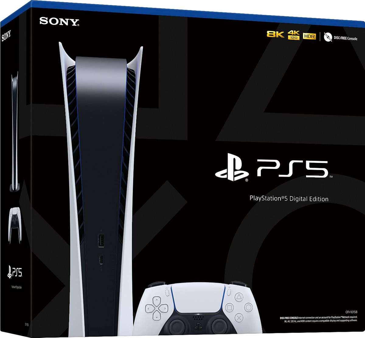 Playstation 5 Digital Edition PS5 Gaming (Disc Free) Console - U Deal (Renewed) - Image 3