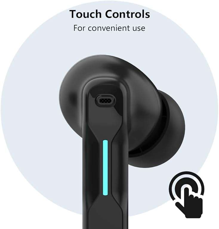 FEDIKER SW4 Pro Wireless Earbuds for PC/Computer/Laptop/Mobile - Dongle & Bluetooth - 20ms Low Latency - 4 Mics – Gaming - Work Headset/Headphones for Office - Image 7