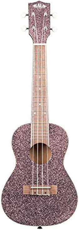 Kala Brand Music Co. Sparkle Collection, 4-String Ukulele, Right, Pink, Concert (KA-SPRK - Image 3