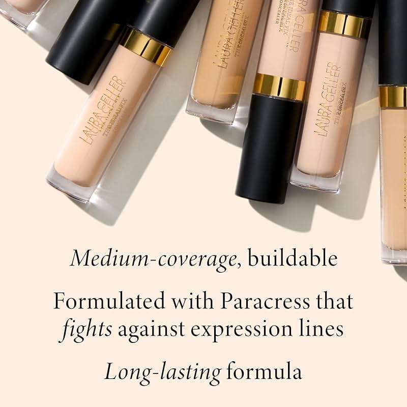 LAURA GELLER NEW YORK Ideal Fix Under Eye Concealer for Mature Skin – 1 Porcelain - Full Coverage, Anti-Aging, Color Correcting – Covers Dark Circles & Blemishes – Hydrating, Crease-Free, Long-Lasting - Image 3