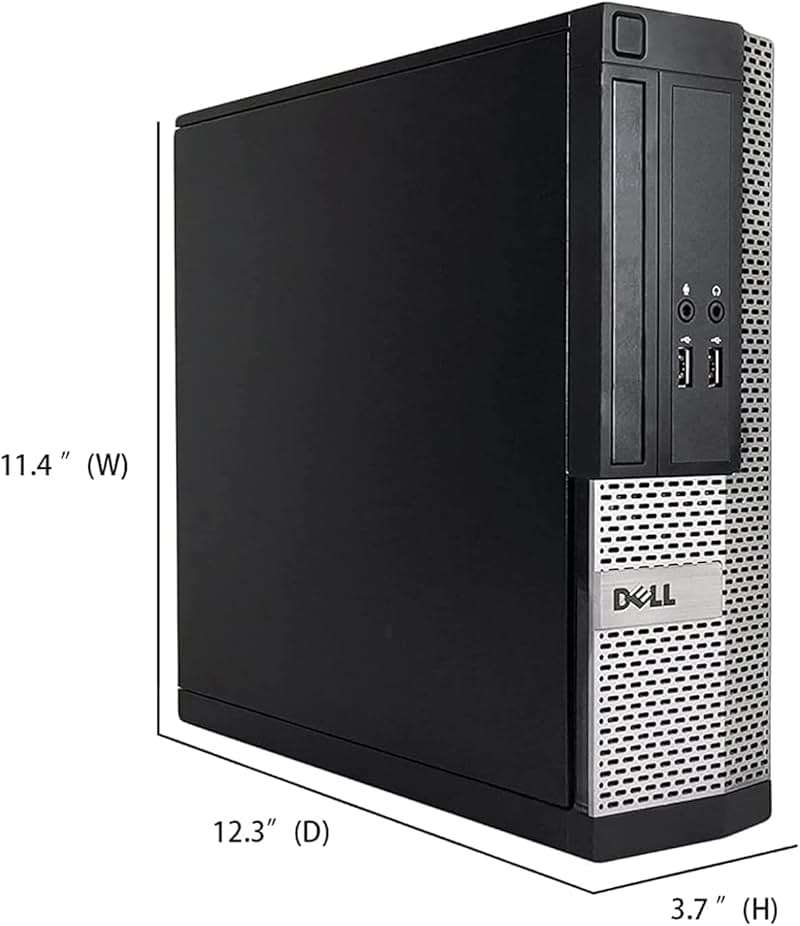 Dell OptiPlex Computer Desktop PC, Intel Core i5 3rd Gen 3.2 GHz, 16GB RAM, 2TB HDD, New 22 Inch LED Monitor, RGB Keyboard and Mouse, WiFi, Windows 11 Pro (Renewed) - Image 6
