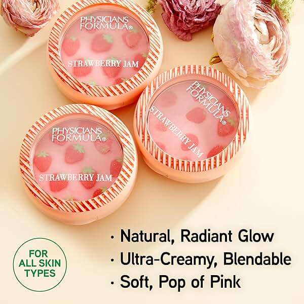 Physicians Formula Murumuru Strawberry Jam Blush Strawberry, Shimmery finish - Image 2