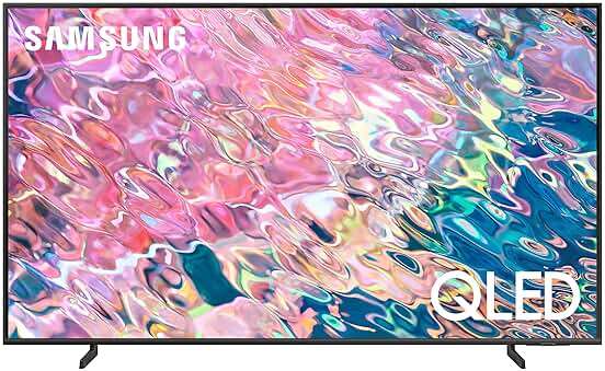 SAMSUNG 65-Inch Class QLED Q60B Series - 4K UHD Dual LED Quantum HDR Smart TV with Alexa Built-in (QN65Q60BAFXZA, 2022 Model), Titan Black - Image 1