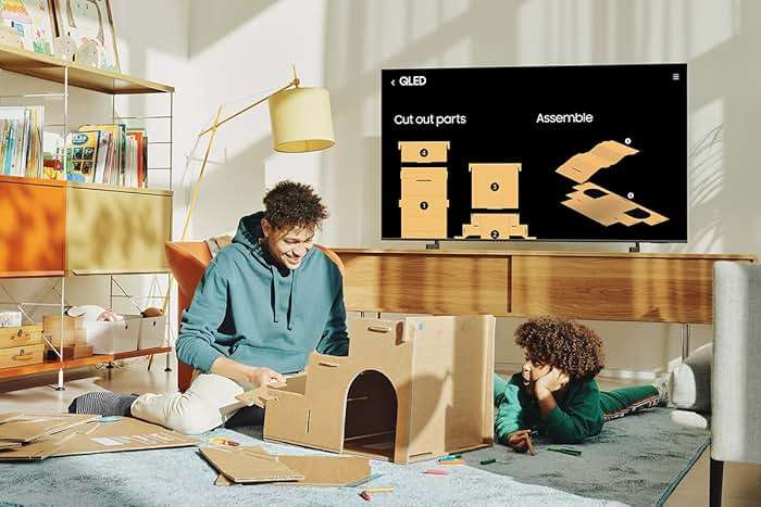 SAMSUNG 65-Inch Class QLED Q60B Series - 4K UHD Dual LED Quantum HDR Smart TV with Alexa Built-in (QN65Q60BAFXZA, 2022 Model), Titan Black - Image 8