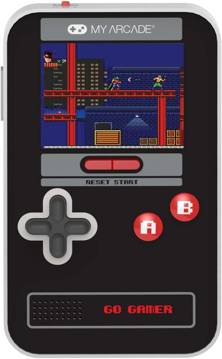 My Arcade Go Gamer Classic-RED: Preloaded Console with 300 Games, Full Color 2.5" Screen-Fun for The Whole Family (DGUN-3909) - Image 1