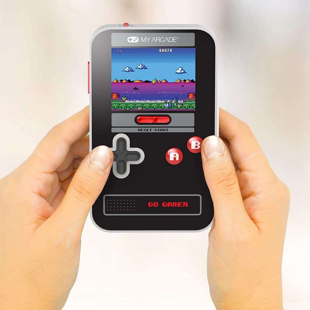 My Arcade Go Gamer Classic-RED: Preloaded Console with 300 Games, Full Color 2.5" Screen-Fun for The Whole Family (DGUN-3909) - Image 2