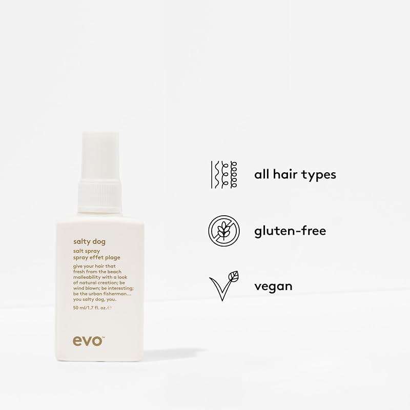 EVO Salty Dog Salt Spray - Hair Texture & Volume Spray - Beach Textured Hair, Natural Matte Finish - Image 3
