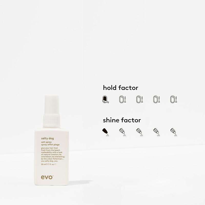 EVO Salty Dog Salt Spray - Hair Texture & Volume Spray - Beach Textured Hair, Natural Matte Finish - Image 4