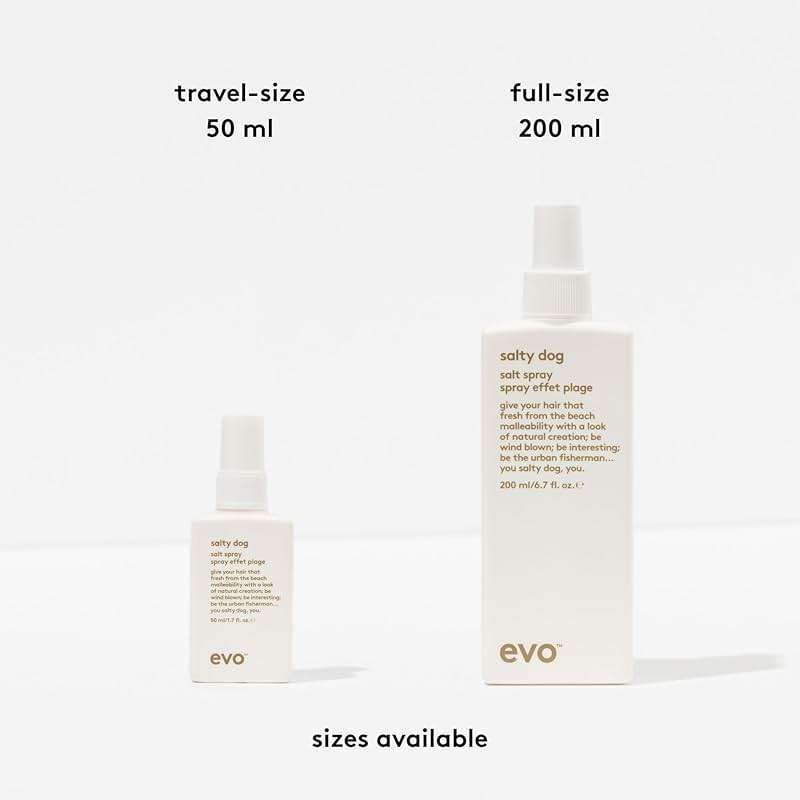 EVO Salty Dog Salt Spray - Hair Texture & Volume Spray - Beach Textured Hair, Natural Matte Finish - Image 9